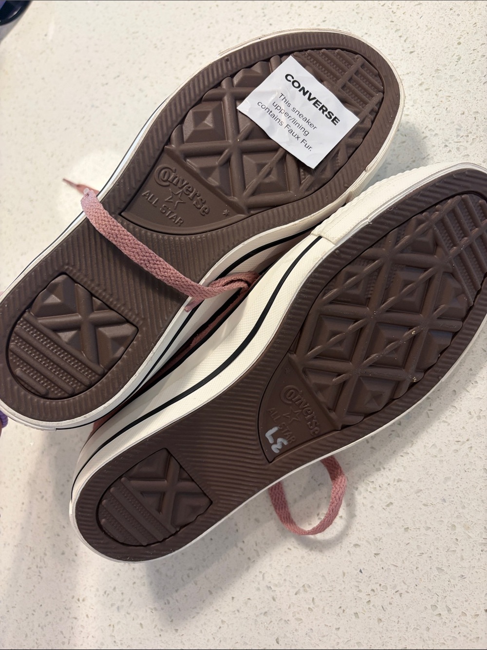 Converse Low Top Sneakers in Dusty Rose - Picture 3 of 4